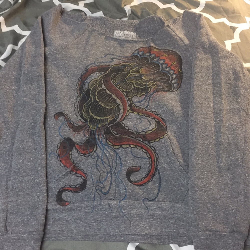 Cozy open neck sweater